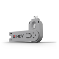 Lindy USB Type A Port Blocker Key, alb