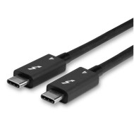 Cablu Lindy Thunderbolt 4, Length 1m, 40Gbps, passive, negru  Connectors  Connector A: Thunderbolt 4 USB Type C Male with E-Mark Connector B: Thunderbolt 4 USB Type C Male Housing Material: Stainless Steel Connector Plating: Nickel Pin Construction: Coppe