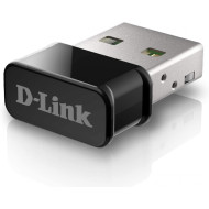 Adaptor wireless D-link, AC1300 DWA-181 MU-MIMO Wi-Fi Nano USB 2.0, • WPA&WPA2, 867 Mbps (5 Ghz) or 400 Mbps (2.4 Ghz), 20.2 x 14.9 x 7.1 mm.